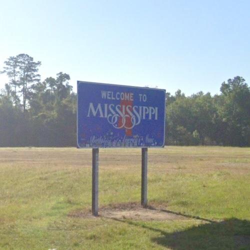 to Mississippi sign in Pearlington, MS (Google Maps) (7)