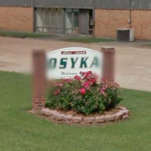 to Osyka sign in Osyka, MS (Google Maps)
