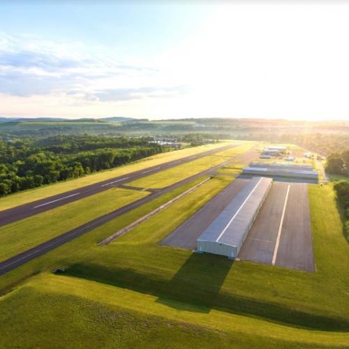 Pottstown Municipal Airport in Pottstown, PA (Google Maps)