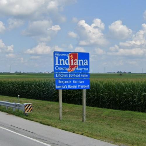 to Indiana sign in Dana, IN (Google Maps) (9)