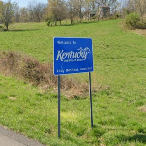 to Kentucky sign in Marion, KY (Google Maps)