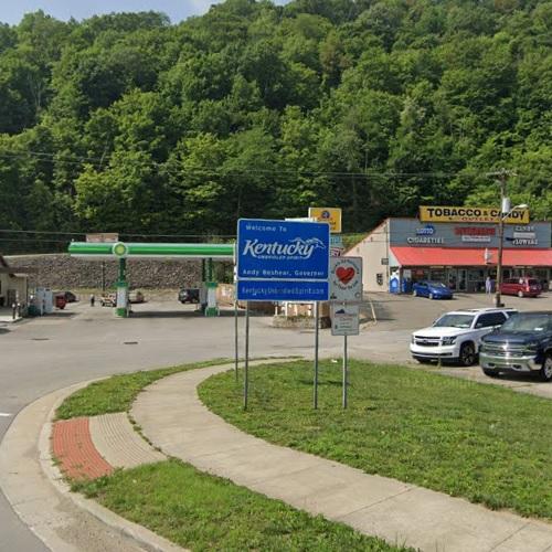 to Kentucky sign in Milton, KY (Google Maps)