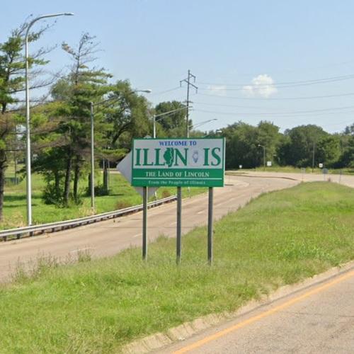 to Illinois sign in Venice, IL (Google Maps) (7)