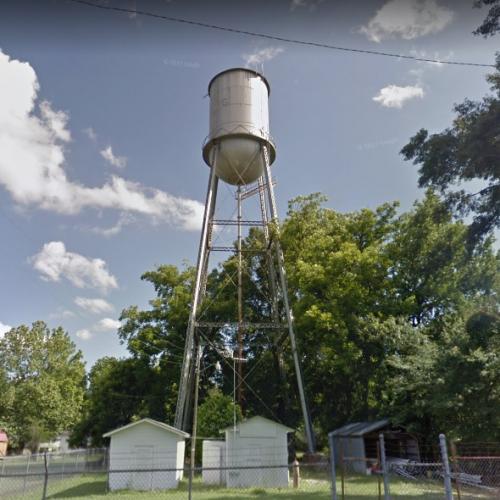 Hamburg water tower, AR in Hamburg, AR (Google Maps)