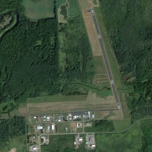 Aitkin Municipal Airport in Aitkin, MN (Google Maps)
