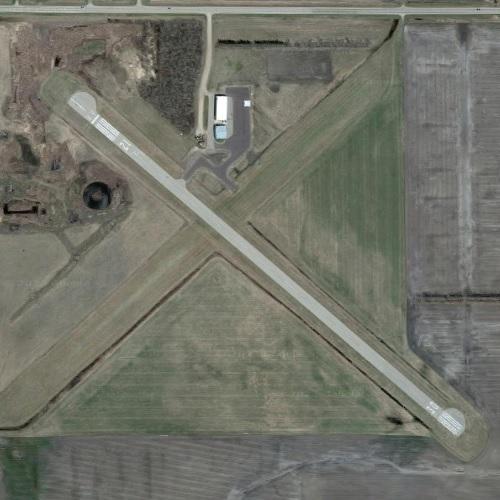 Warren Municipal Airport (Minnesota) in Warren, MN (Google Maps)