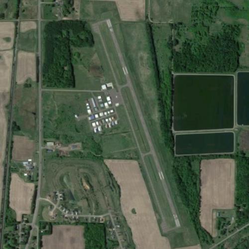 Rush City Regional Airport in Rush City, MN (Google Maps)