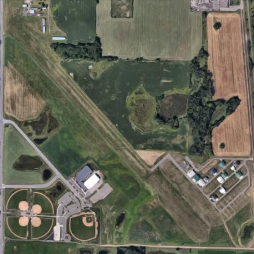 Forest Lake Airport in Forest Lake, MN (Google Maps)