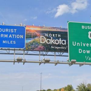 Welcome to North Dakota sign in Clara Barton, ND (#3) - Virtual ...