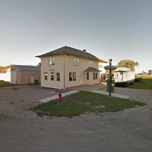 Midland Continental Railroad Depot in Wimbledon, ND (Google Maps)