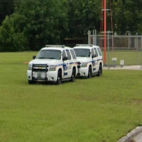 police cars parked in a row in - Police Cars Parked In A Row 