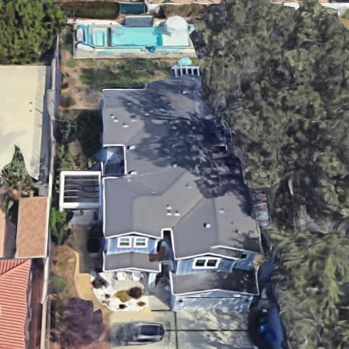 Robert Woods' house in Woodland Hills, CA (Google Maps)