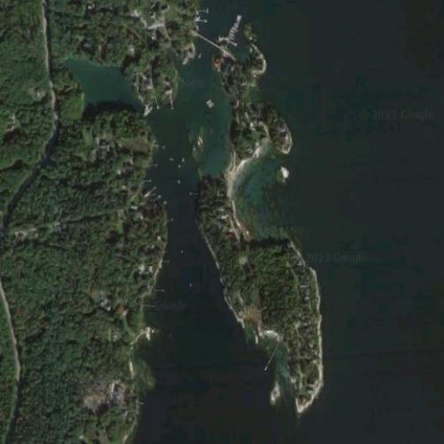 Capitol Island in Southport, ME (Google Maps)