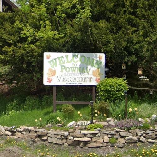 to Pownal sign in Pownal, VT (Google Maps)