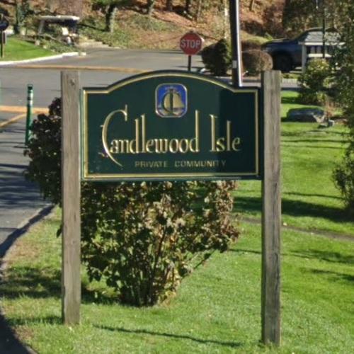 Candlewood Isle sign in Candlewood Isle, CT (Google Maps)