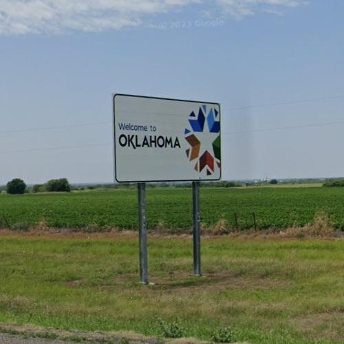 to Oklahoma sign in Braman, OK (Google Maps) (8)