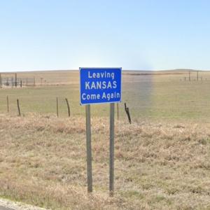 Leaving Kansas, Come Again (StreetView)