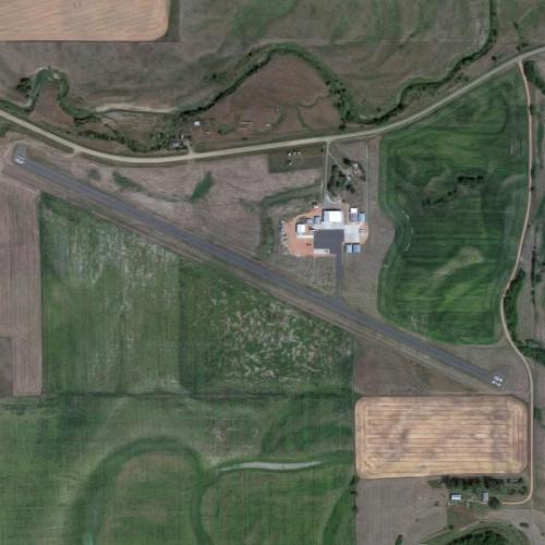 Beulah Airport in Beulah, ND (Google Maps)