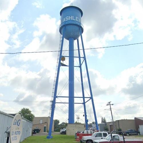 Ashley water tower ND in Ashley - Ashley Water Tower Nd