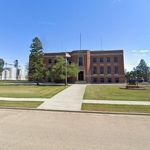 Burke County Courthouse (North Dakota) in Bowbells, ND (Google Maps)