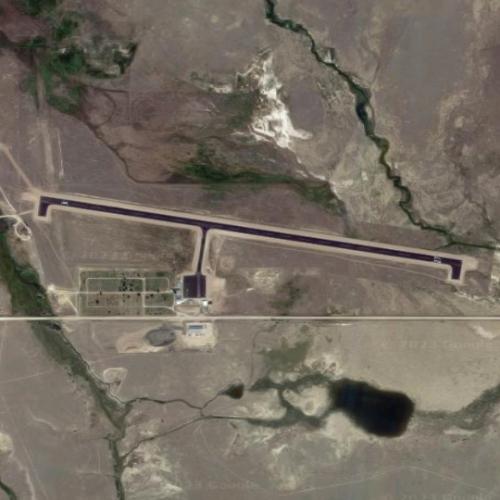 Wheatland County Airport in Harlowton, MT (Google Maps)