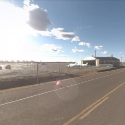 L. M. Clayton Airport in Wolf Point, MT (Google Maps)