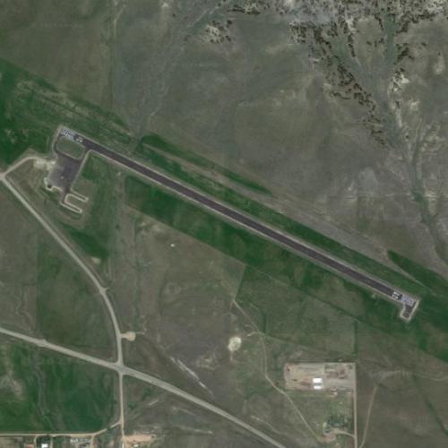 Broadus Airport in Broadus, MT (Google Maps)