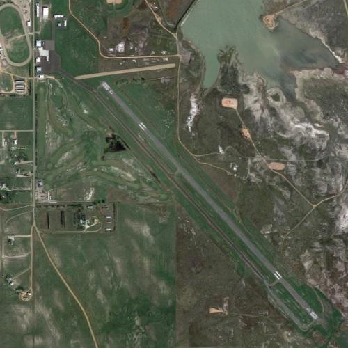 Baker Municipal Airport in Baker, MT (Google Maps)