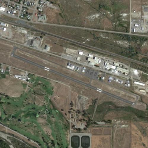 Woltermann Memorial Airport in Columbus, MT (Google Maps)