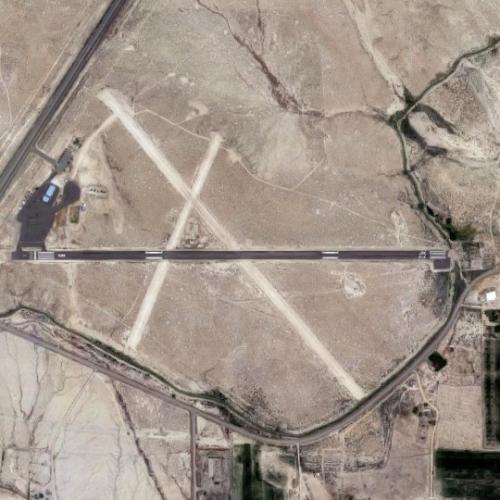 Huntington Municipal Airport in Huntington, UT (Google Maps)