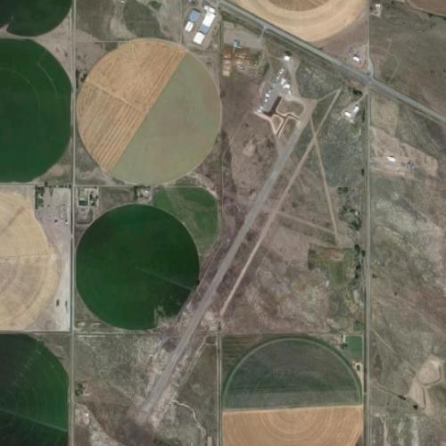 Monte Vista Municipal Airport in Monte Vista, CO (Google Maps)