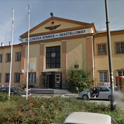 Subotica railway station in Subotica, Serbia (Google Maps)