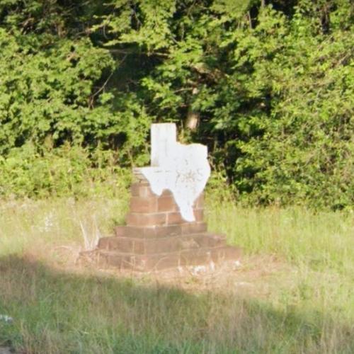 Texas State Line Monument in New Boston, TX (Google Maps)