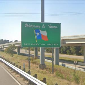 Welcome to Texas sign (StreetView)