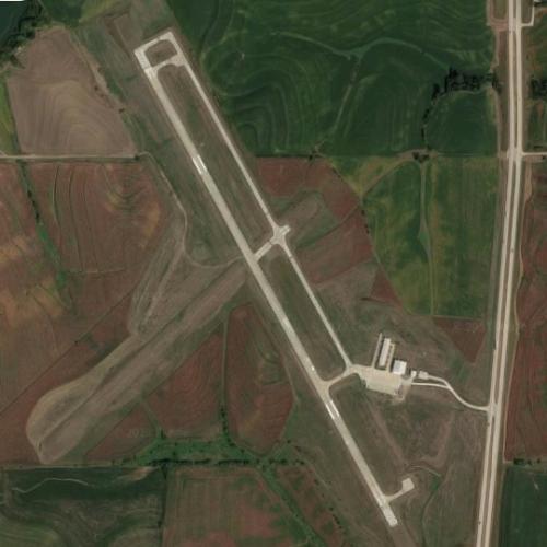 Nebraska City Municipal Airport in Nebraska City, NE (Google Maps)
