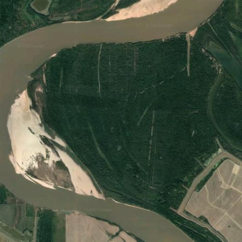 Island Number Seventyseven in Benoit, MS (Google Maps)