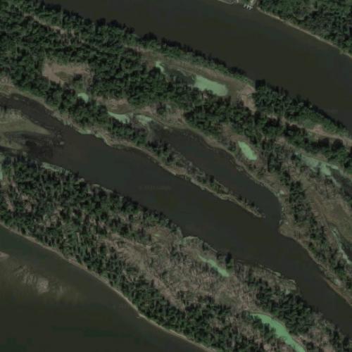 Jack Oak Island in Cassville, WI (Google Maps)