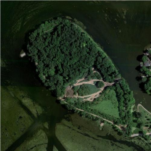 Pew Island in Russells Point, OH (Google Maps)