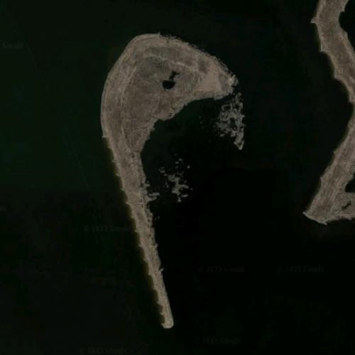 Bullrush Island in Buffalo City, WI (Google Maps)