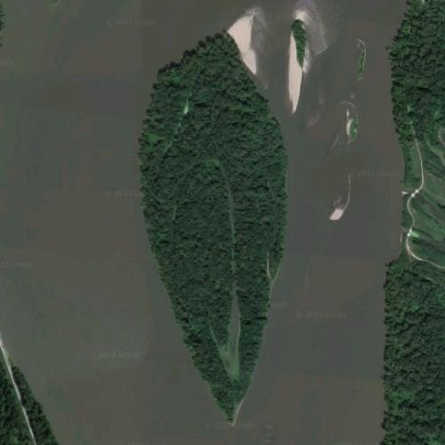 Turner Island in Batchtown, IL (Google Maps)