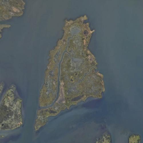 Whirlpool Island in Northfield, NJ (Google Maps)