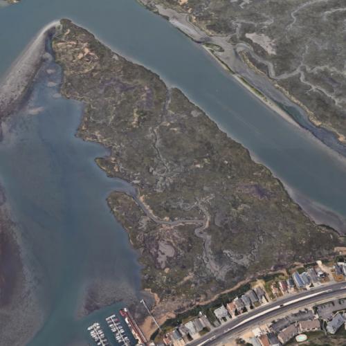 Boot Island in Atlantic City, NJ (Google Maps)