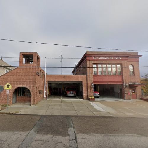 East Greenwich Fire District Station 1 in East Greenwich, RI (Google