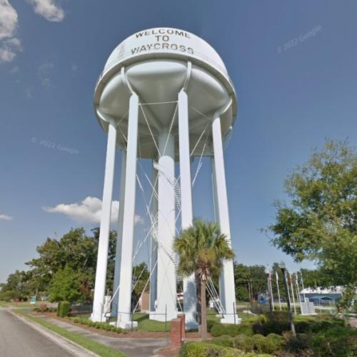 Waycross water tower in Waycross - Waycross Water Tower
