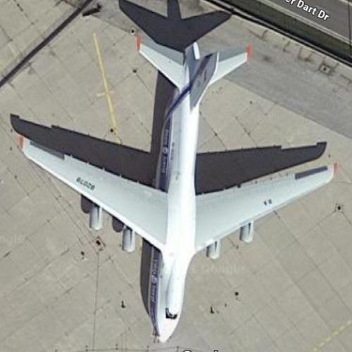 Volga-Dnepr Antonov AN-124 in Toronto, Canada (Google Maps) (#2)