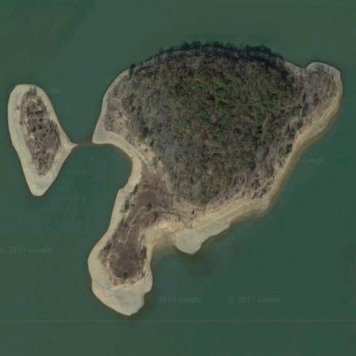 Chicken Creek Island in Park Hill, OK (Google Maps)