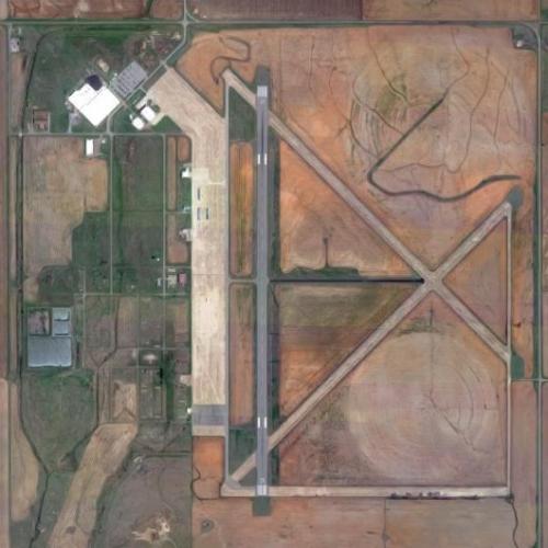Frederick Regional Airport in Frederick, OK (Google Maps)