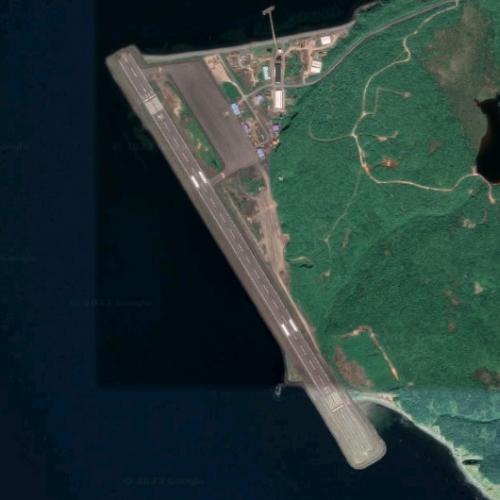 Sand Point Airport in Sand Point, AK (Google Maps)