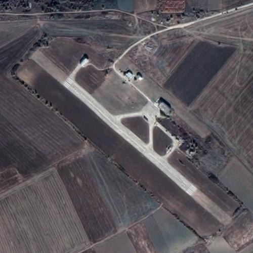 Gradishte Airstrip in Shumen, Bulgaria (Google Maps)