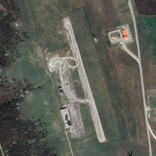 Suvorovo Airstrip in Suvorovo, Bulgaria (Google Maps)